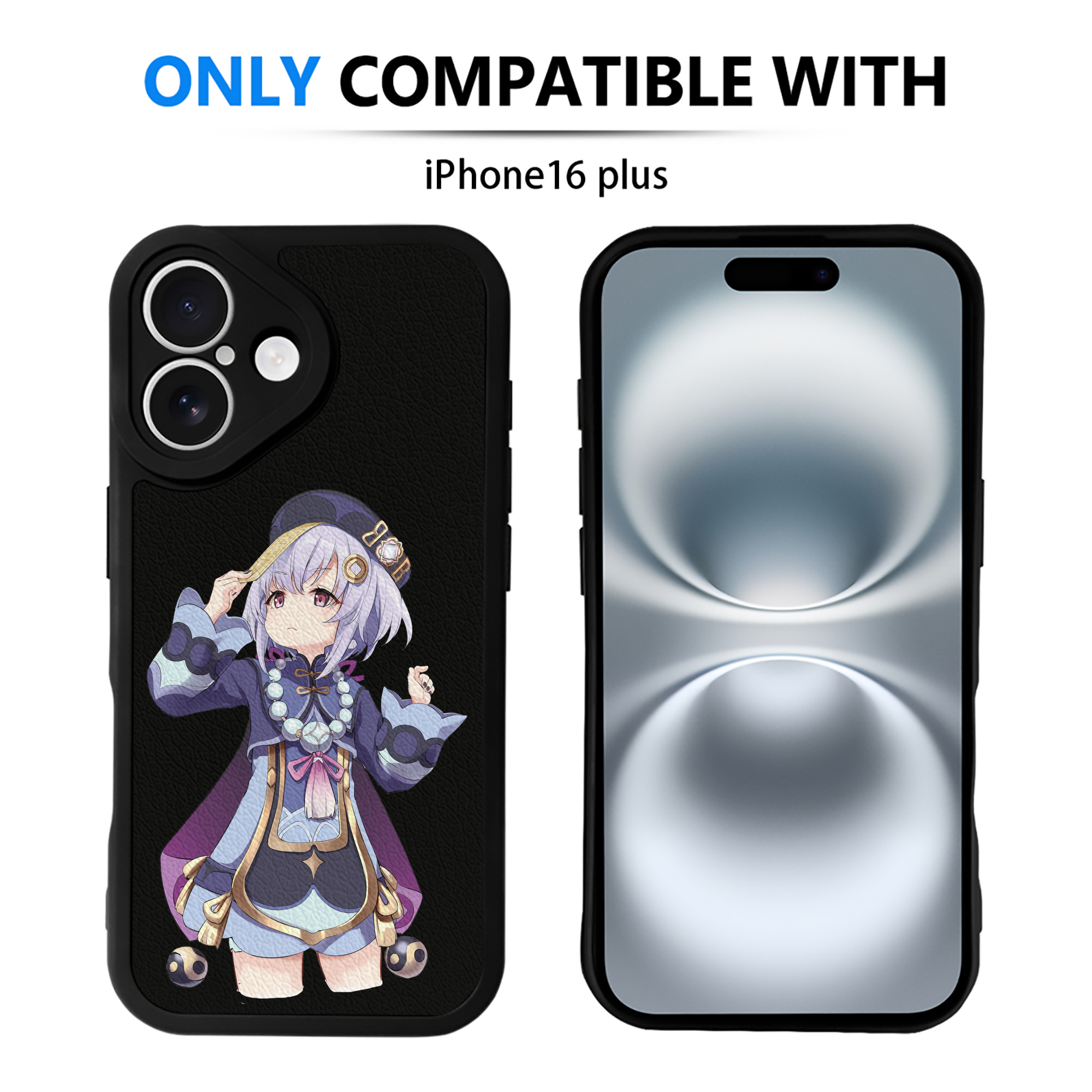 げんし神 七七 なな  genshin Nana 【iPhone 16シリーズ対応】シリコンスマホケース（レザー調） 材質：シリコン